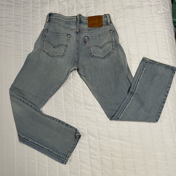 Levi’s premium denim 511 jeans men’s 29/30 light wash performance bootcut/slim - Picture 4 of 13